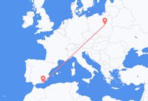 Flyg från Warszawa, Polen till Almeria, Spanien
