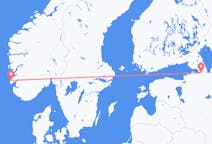 Flyreiser fra St. Petersburg, Russland til Haugesund, Norge