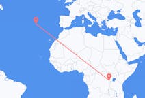 콩고-킨샤사발 고마, 포르투갈행 테르세이라 아일랜드 항공편