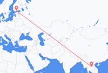Flyreiser fra Udon Thani, Thailand til Helsingfors, Finland