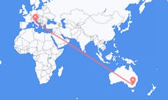 Flights from Albury, Australia to Perugia, Italy