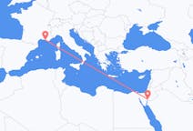 Flyreiser fra Akaba, Jordan til Marseille, Frankrike
