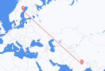 Flights from Varanasi, India to Umeå, Sweden