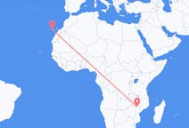Flyrejser fra Tete, Mozambique til Tenerife, Spanien