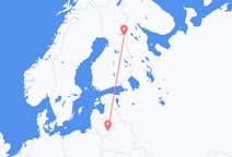 Flyreiser fra Kuusamo, Finland til Vilnius, Litauen