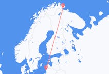 ตั๋วเครื่องบินจากเมืองPalangaไปยังเมืองVadsø