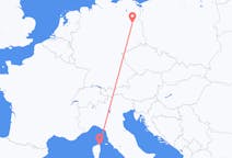 Vluchten van Bastia, Vercelli, Frankrijk naar Berlijn, Duitsland