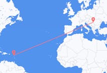 Flyreiser fra Antigua, Antigua og Barbuda til Timișoara, Romania