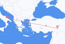 Flyreiser fra Bari, til Adiyaman
