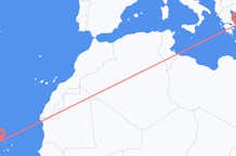 Flyreiser fra São Vicente, til Athen