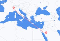 Flights from Al-`Ula, Saudi Arabia to Turin, Italy