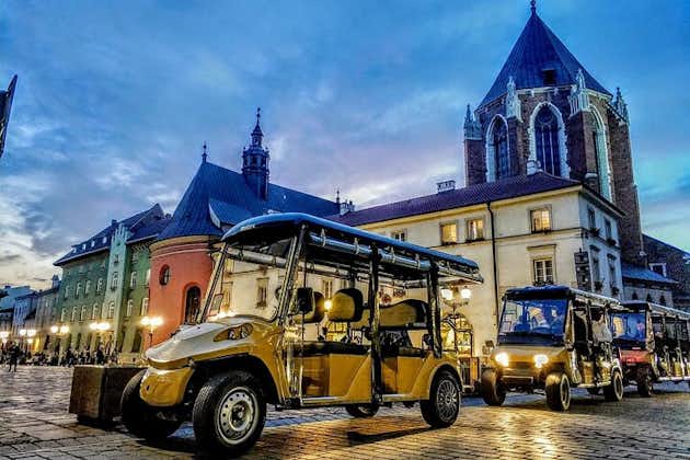 Rondleiding door Krakau per golfkar in de oude binnenstad, het Wawel-kasteel en de zoutmijn Wieliczka