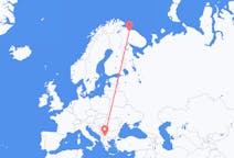 Loty z miasta Skopje do miasta Murmansk