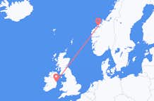Vluchten van Molde, Noorwegen naar Dublin, Ierland