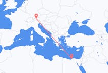 Flyrejser fra Alexandria, Egypten til Innsbruck, Østrig