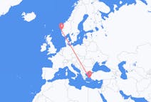 Flights from Bergen, Norway to Icaria, Greece