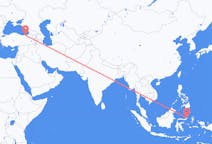 Flyreiser fra Manado, Indonesia til Trabzon, Tyrkia