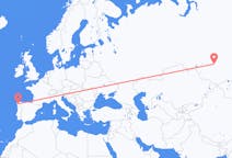 Flights from Kemerovo, Russia to Santiago de Compostela, Spain