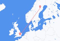 Flights from Lycksele, Sweden to London, England