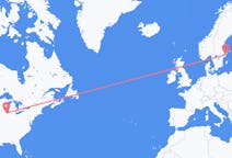 Flyreiser fra Chicago, USA til Stockholm, Sverige