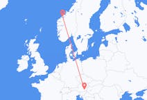Flights from Molde, Norway to Graz, Austria