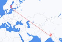 Flyrejser fra Agartala, Indien til Mariehamn, Åland