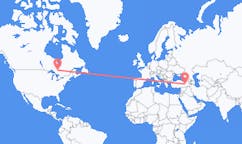 Flights from Timmins, Canada to Bingöl, Turkey