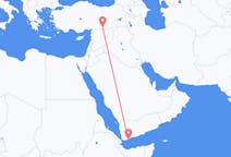 出发地 也门出发地 亞丁目的地 土耳其尚勒乌尔法的航班
