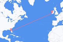 Flyrejser fra Tampa, USA til County Kerry, Irland