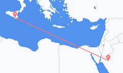 Flights from Tabuk, Saudi Arabia to Comiso, Italy