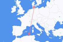 Flyrejser fra Jijel, Algeriet til Hamborg, Tyskland