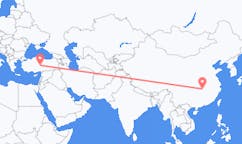 Flyreiser fra Yueyang, Kina til Kayseri, Tyrkia