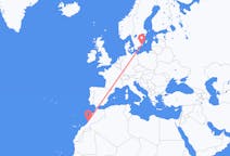 Flyg från Agadir till Kalmar