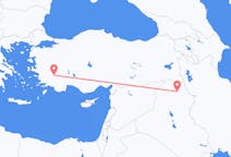 Flyg från Arbil, Irak till Denizli, Turkiet