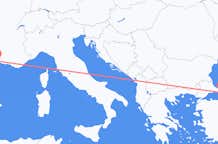 Vluchten van Montpellier, Frankrijk naar Istanboel, Turkije