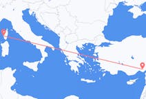 Vluchten van Adana naar Ajaccio