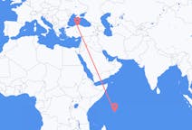 Flyrejser fra Mahé (Indien), Seychellerne til Kastamonu, Tyrkiet