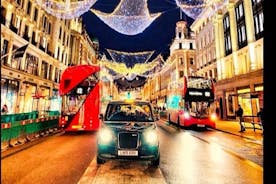 Einkaferð um London Christmas Lights