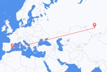 Flights from Novokuznetsk, Russia to Ibiza, Spain