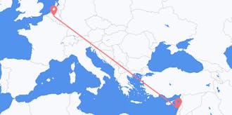 Flights from Lebanon to Belgium