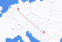 Flights from from Paderborn to Belgrade