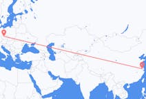 Flyg från Wuxi, Kina till Prag, Kina