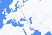Flights from Sohar to Helsinki