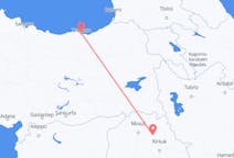 Flyreiser fra Arbil, til Trabzon