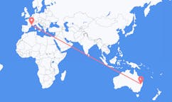 Flights from Inverell, Australia to Montpellier, France