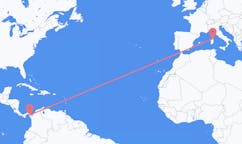 Flights from La Palma, Panama to Olbia, Italy