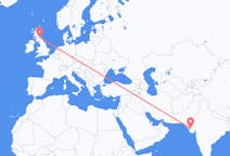 Flyg från Kandla, Indien till Edinburgh, Skottland