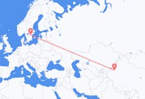 出发地 中国阿克苏市目的地 瑞典林雪平的航班