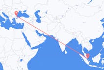 Flights from Tanjung Pinang, Indonesia to Burgas, Bulgaria