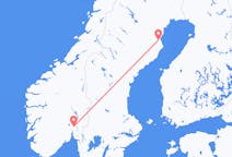 Loty z Skelleftea, Szwecja z Oslo, Norwegia
